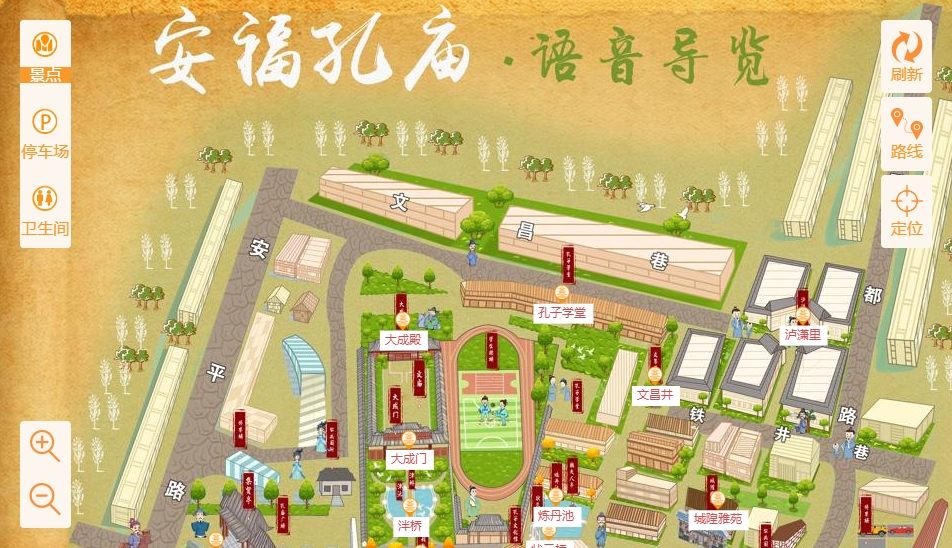 蕲春手绘地图：智慧景区智能化服务的延伸